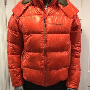 Mens Marmot Stockholm Orange Cayenne Jacket